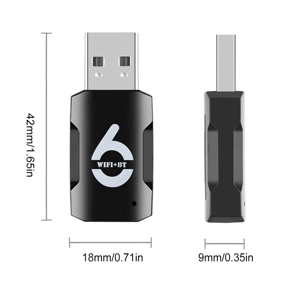 900Mbps USB WiFi Bluetooth Adapter 2 in 1 USB Dongle 2.4Gbps COM0001036N