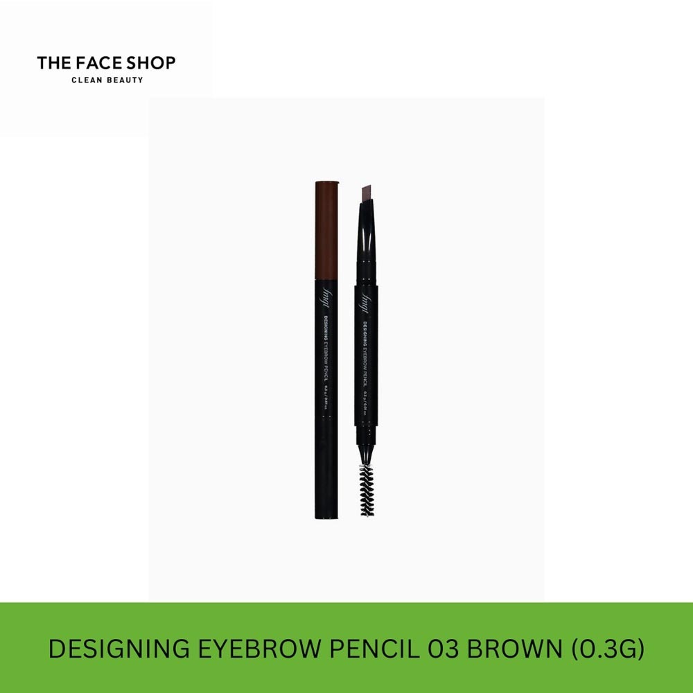 The Face Shop Official Designing Eyebrow Pencil 03 Brown 8801051452907