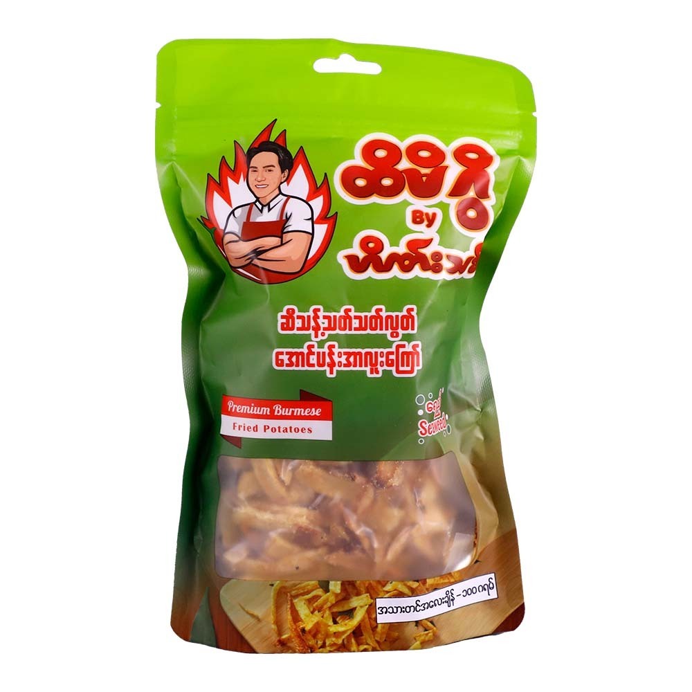 Htimigwi Fried Potato Chip Sour Cream Seaweed 100G