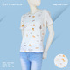 Cottonfield Women Short Sleeve Printed T-shirt C99 (Large) 222111001