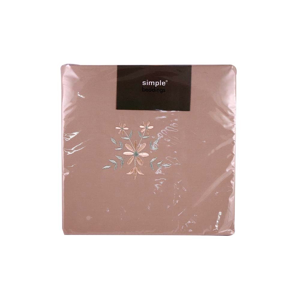 Simple Pillow Case 2PCS 19.5x29.5in Khaki (Fit)