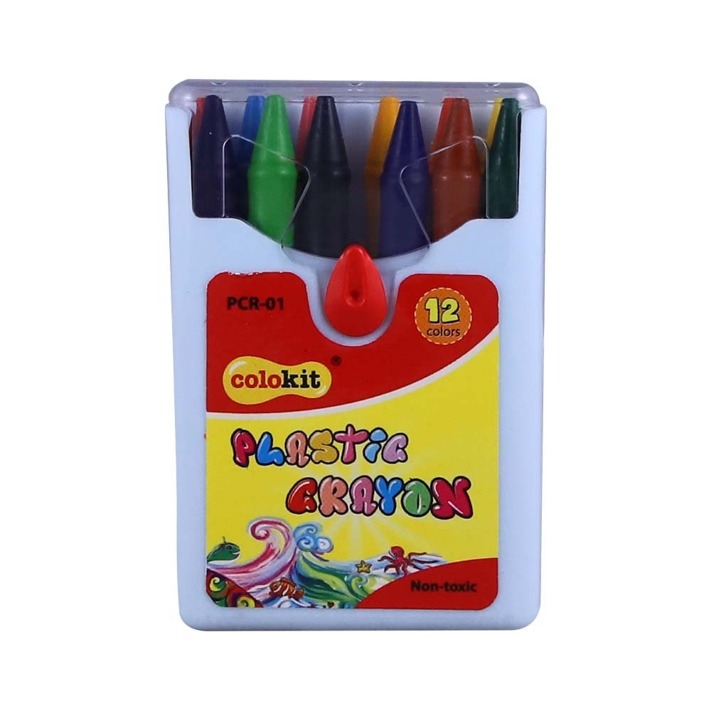 Colokit Plastic Crayon 12PCS PCR-01