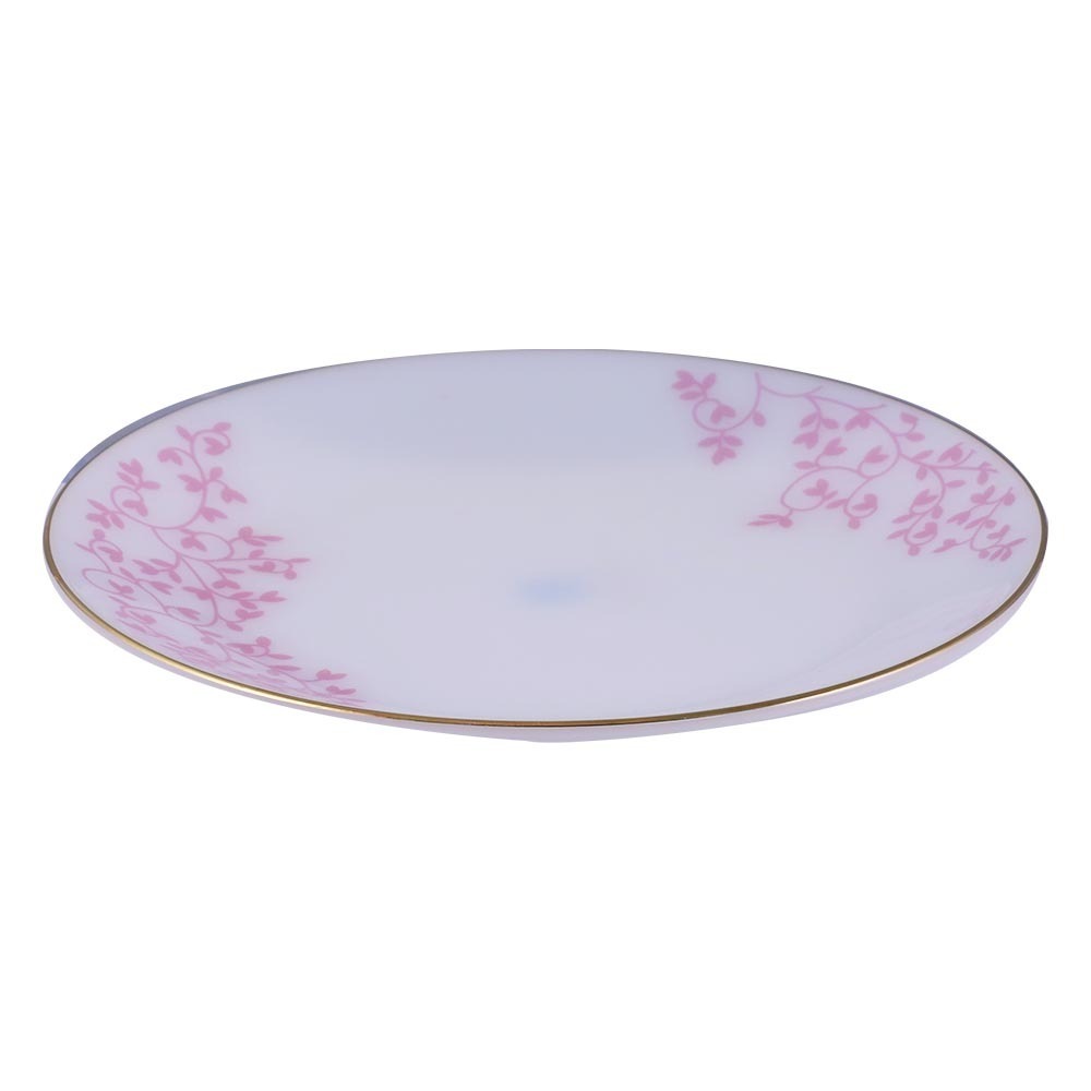 MP Pink Leaves Dinner Plate 9IN No.561