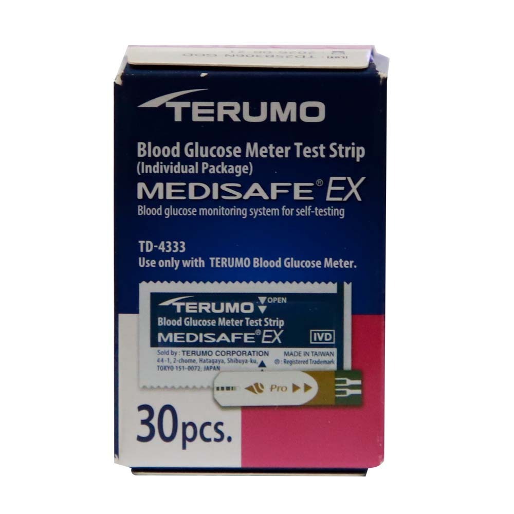 Terumo Medisafe EX Bloodglucose Test Strip 30PCS