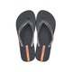 Ipanema Twisty Fem Flip (No-6) Black & Glitter Black 127193BA39306