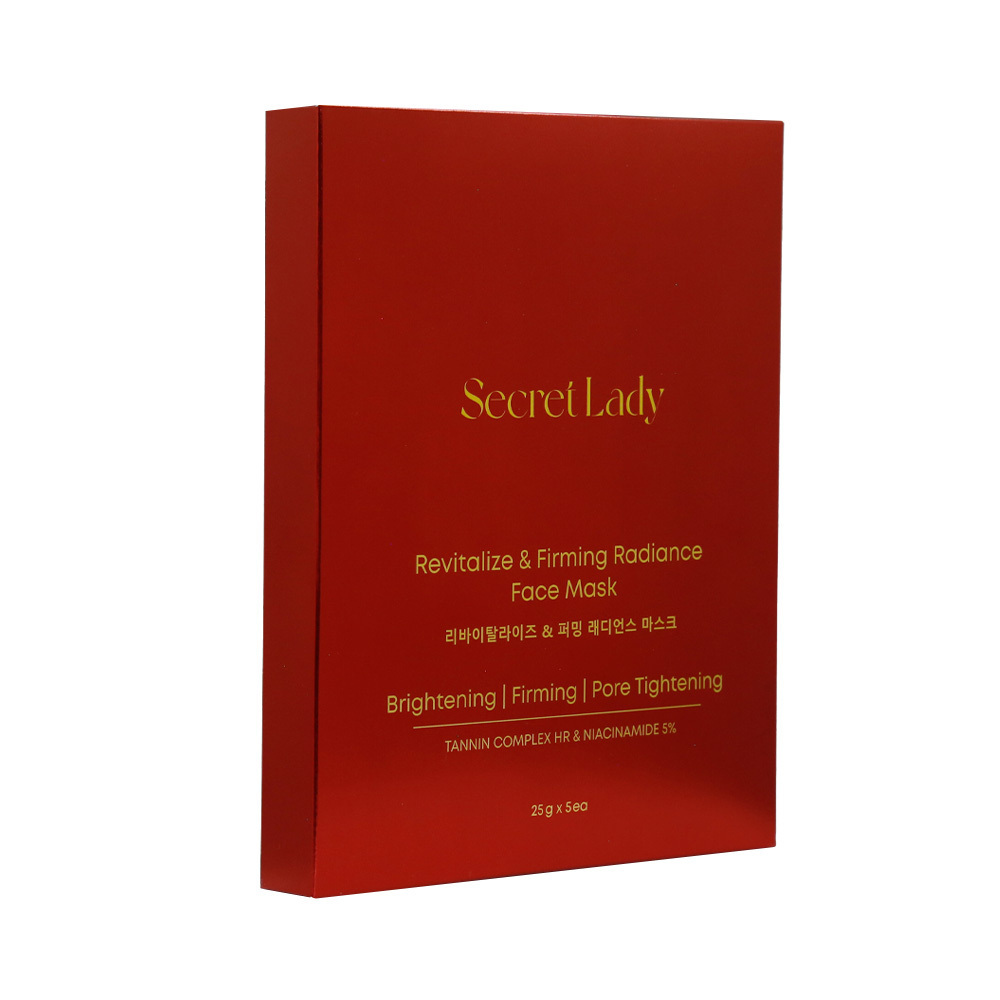 Secret Lady Revitalize & Firming Radiance Face Mask ( 1 Box - 5 Sheets ) 25G