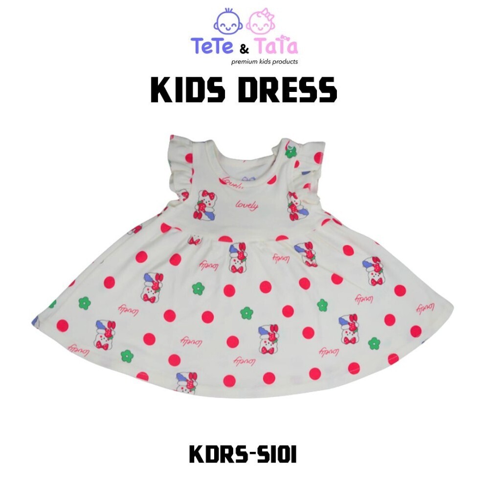 Tee Ray Kid Dress KDRS-S101 (0-3Months) White
