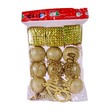 Christmas Decoration Gold 6PCS