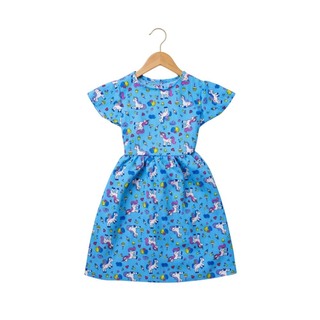 Khay May Flower Dress Yellow Large (3-5yrs)