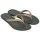 Grendha Todo Dia Glam Ad Flip (No-5) Bronze/Green 119032BF18005