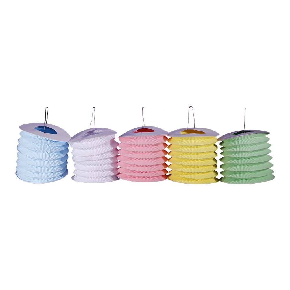 Uncle Gyi Round Plain Paper Lantern 10PCS 8x11in