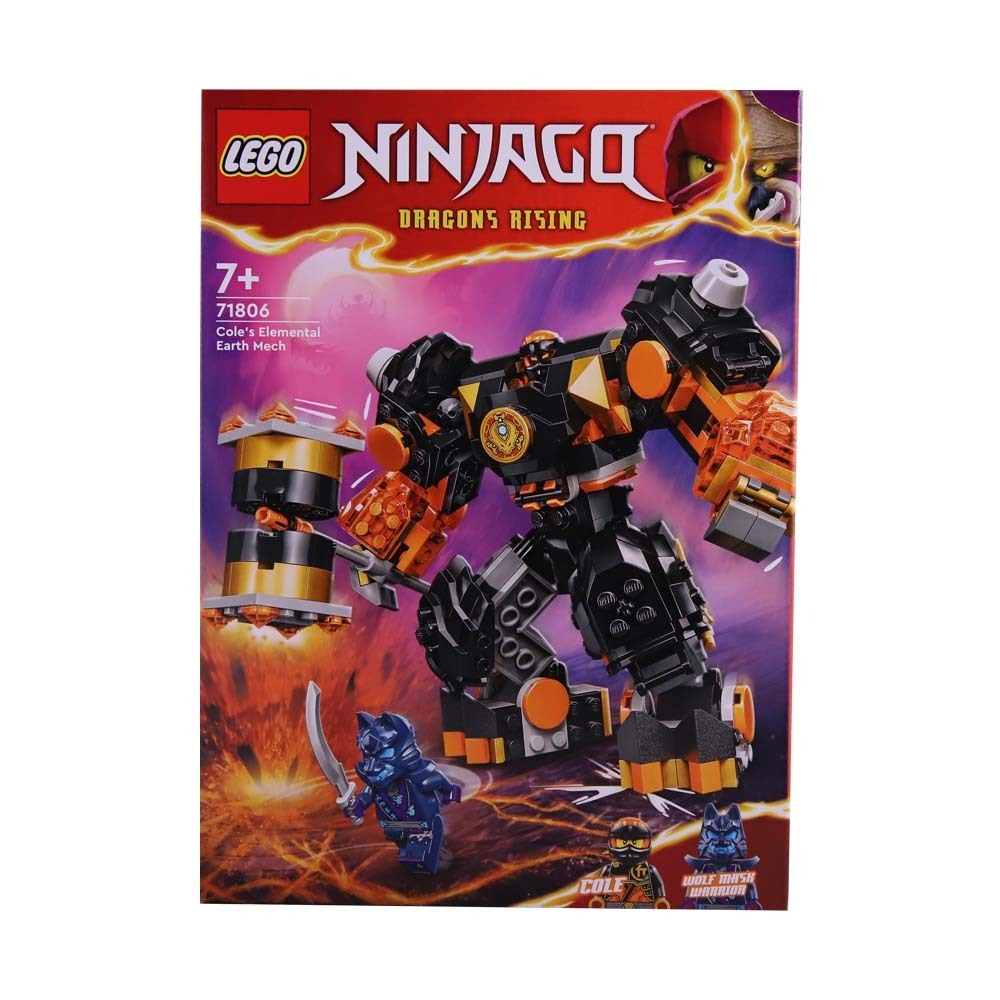 Lego Ninjago Cole`S Elemental Earth Mech No.71806