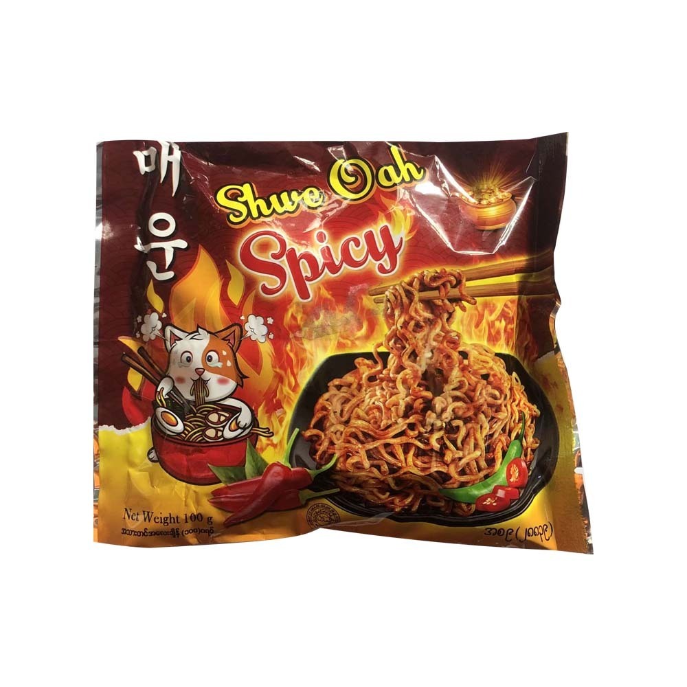 Shwe Oah Spicy Instant Noodle 100G