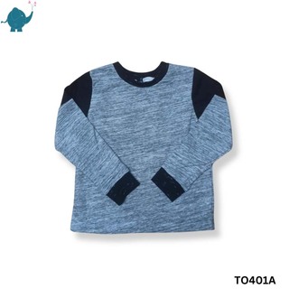 Max & Mia Boy Long-Sleeve Top TO401A-LGY Medium