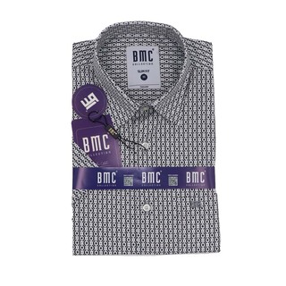 BMC Men Slimfit Shirt Short Sleeve 2320070 Green XL