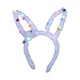Uncle Gyi LED Light-Up Plush Rabbit Ears Headband White 10PCS