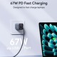 AUKEY PAB6U 3-Port UFCS Wall Charger with GaN Technology
