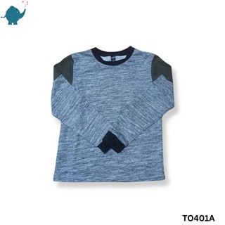 Max & Mia Boy Long-Sleeve Top TO401A-LGY Medium