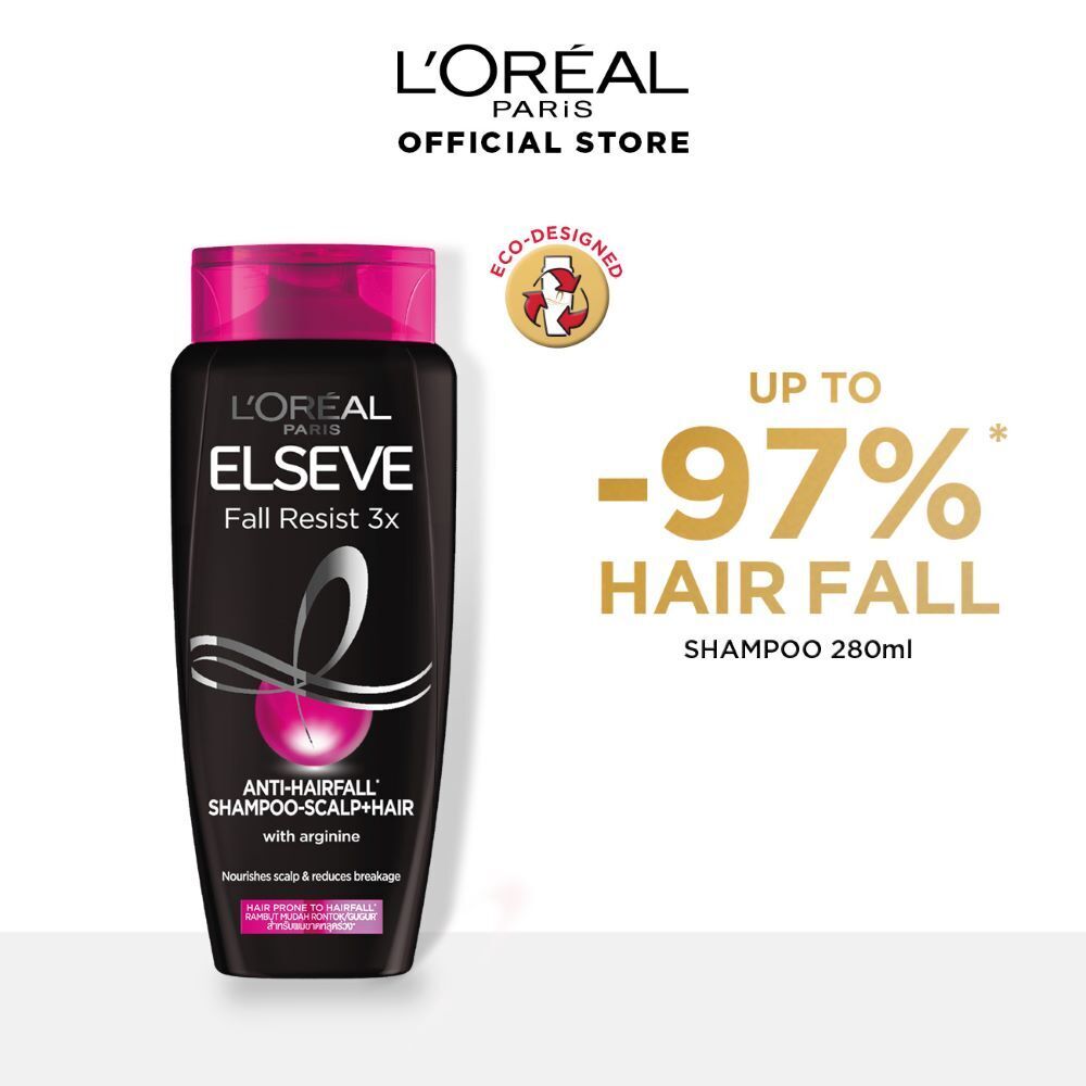 Loreal Elseve Fall Resist 3X Shampoo 280ML