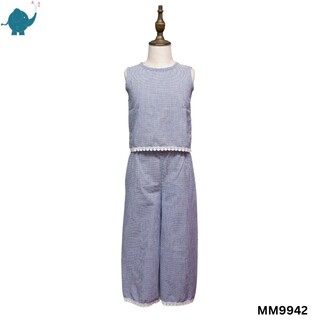 Max & MiaKid Girl Two Pieces Set MM9942 Indigo (XL)