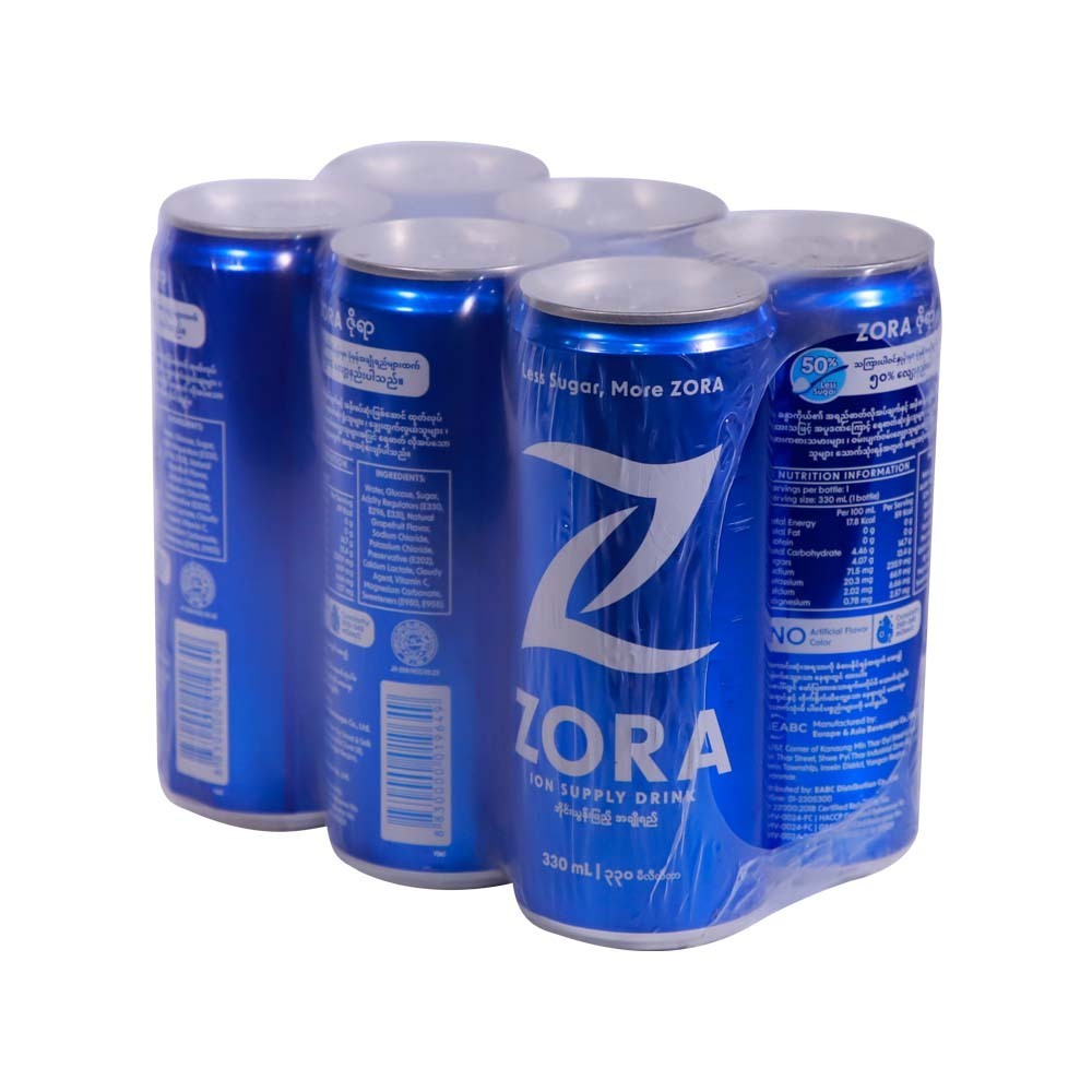 Zora Ion Supply Drink 330Mlx6