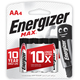 Energizer Max Battery Aa Size 4PCS(Card)