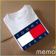 memo ygn Tommy Jeans unisex Printing T-shirt DTF Quality sticker Printing-White (Large)
