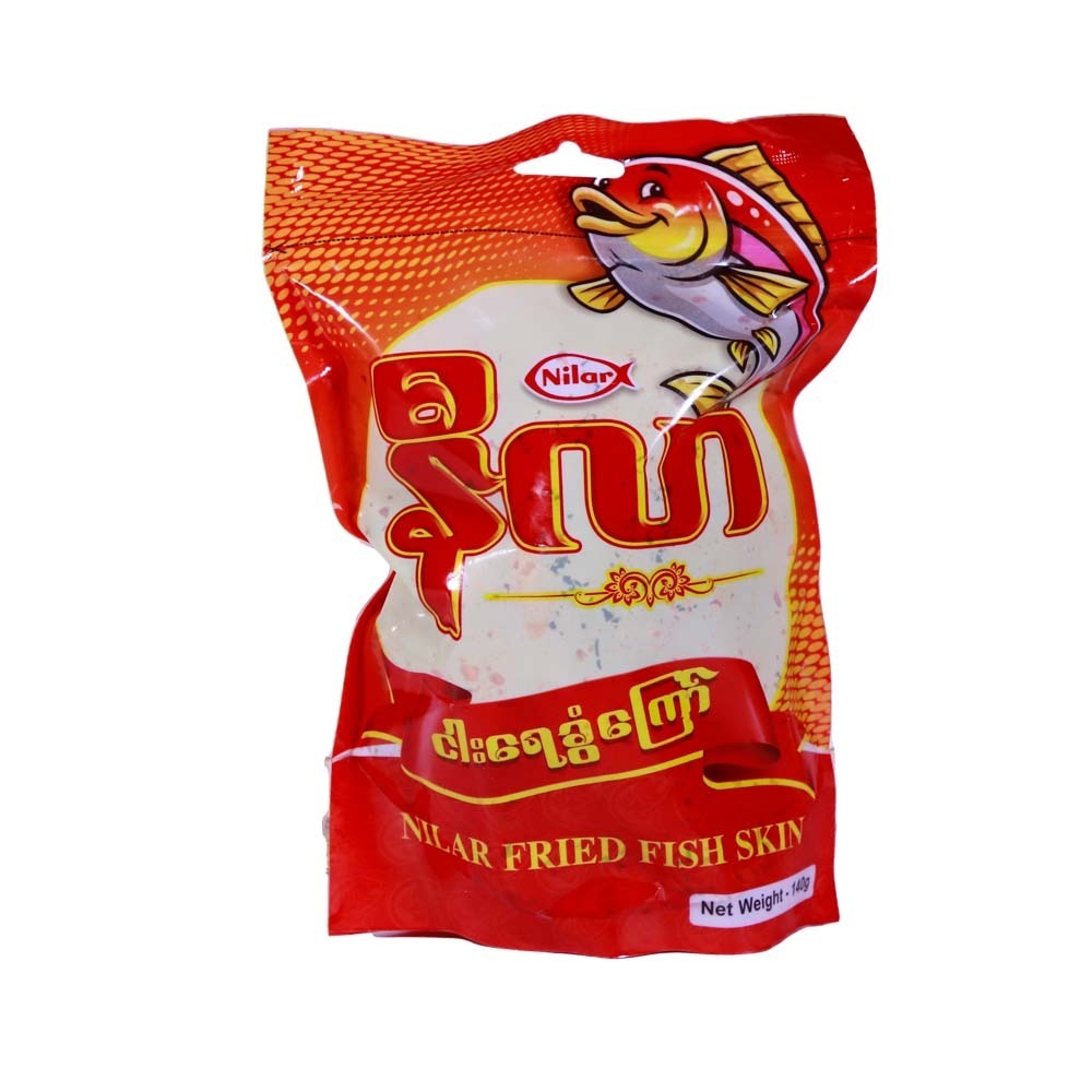Nilar Fried Fish Skin Spicy 140G