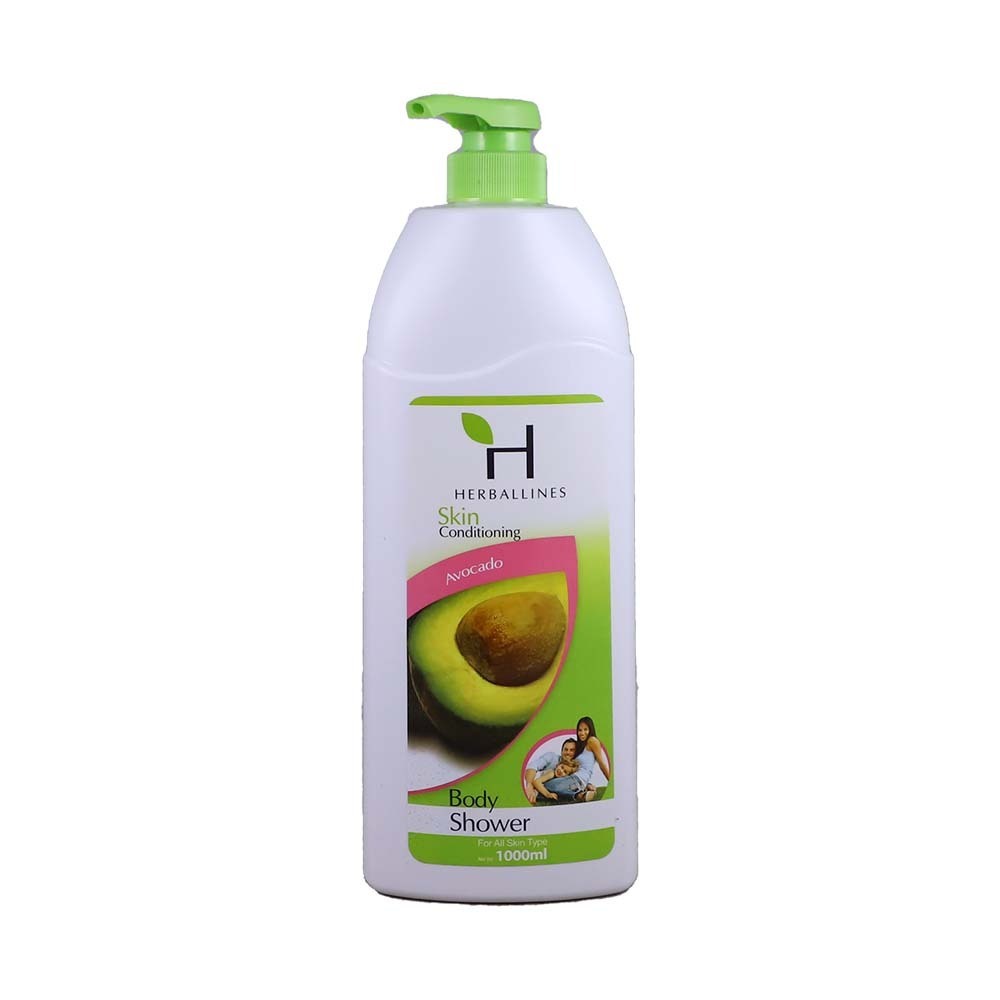 Herballines Skin Conditioning Body Shower 1000ML (Avocado)