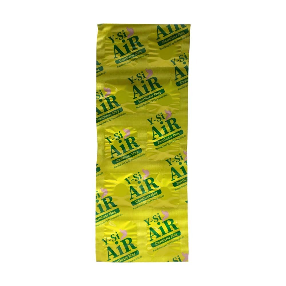 Y-Si Air Simethicone 80MG 10PCS