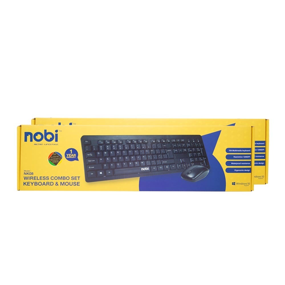 Nobi Wireless Keyboard & Mouse NK-08