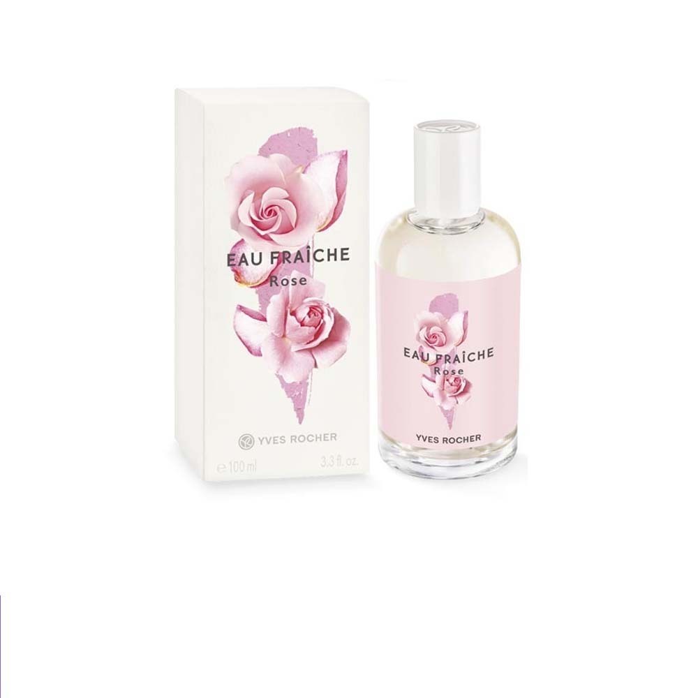 Yves Rocher Eau Fraiche Rose 100Ml Bottle   - 39582