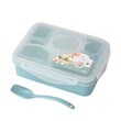 Food Container Lunch Box 4 Comparment Green