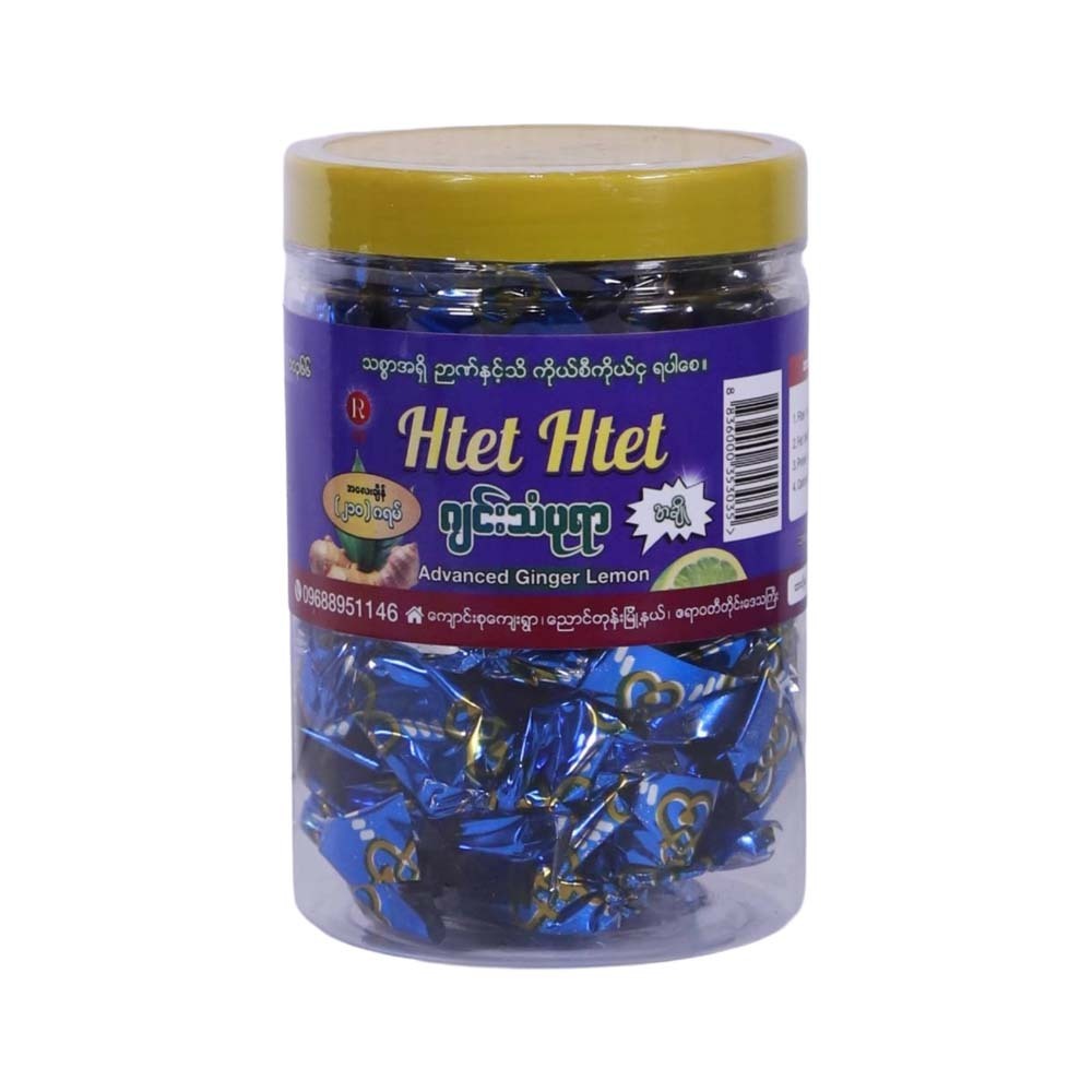 Htet Htet Gingerlime Zee Toffee Sweet 210G.