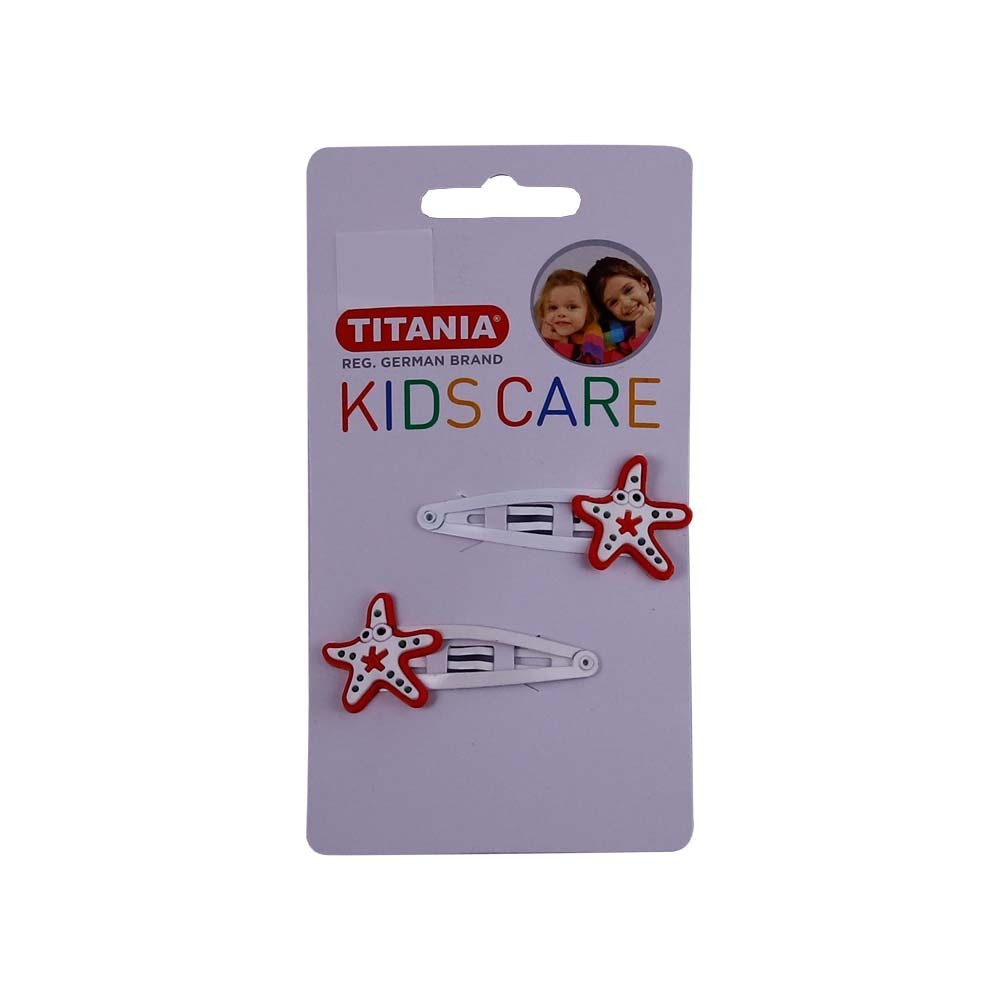 Titania Baby Hair Clip Starfish 2PCS No.8519