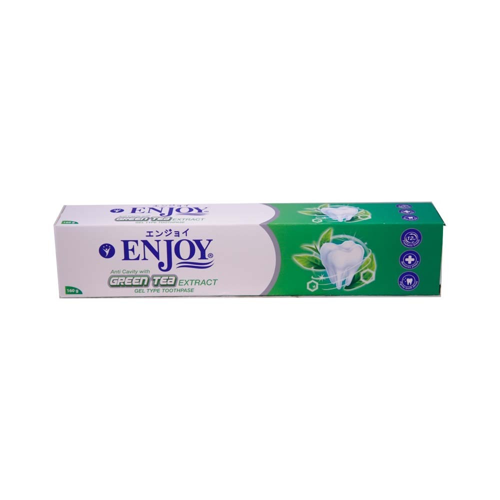 Enjoy Toothpaste Gel Anti Cavity Green Tea 160G