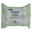 Simple Cleansing Facial Wipes 25`S