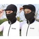 West Biking Cycling Sun Protection Face Mask with Cap FIT-WB-SF384 Black