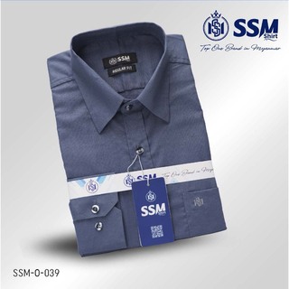 Oxford Shirt Long Sleeve Large (True Black) SSM-O-P-L-028