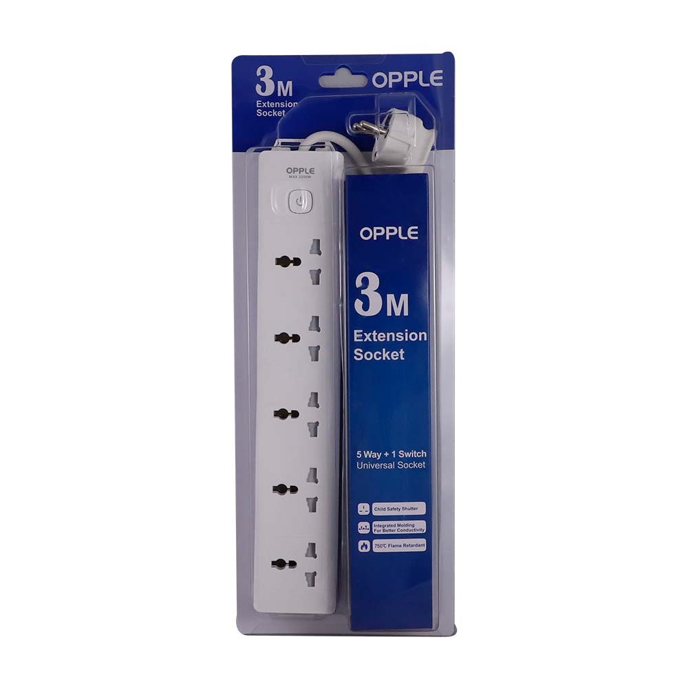 Opple Extension Socket 5Way 3M S06-2501