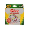 Crayola Fabric Fine Line Marker 10PCS NO.58-8626
