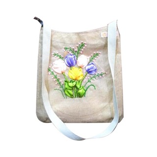 90s Belle Jute But Cute Shoulder Bag Cherry Code No.048