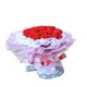 Floral District Red Artificial Rose Bouquet