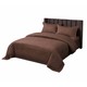 Harmony Homes Top Line Double Bedsheet Brown