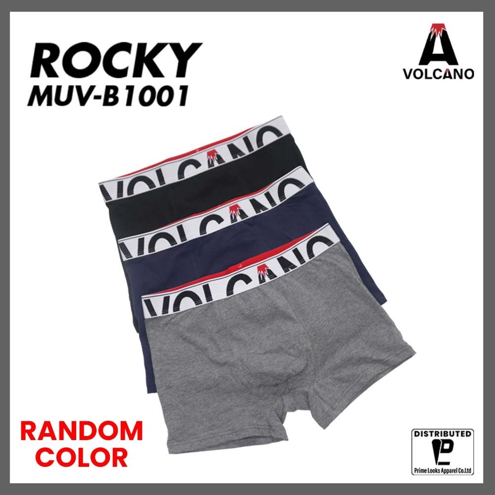 VOLCANO Rocky Series Men's Cotton Boxer [ 2 PIECES IN ONE BOX ] MUV-B1001/2XL