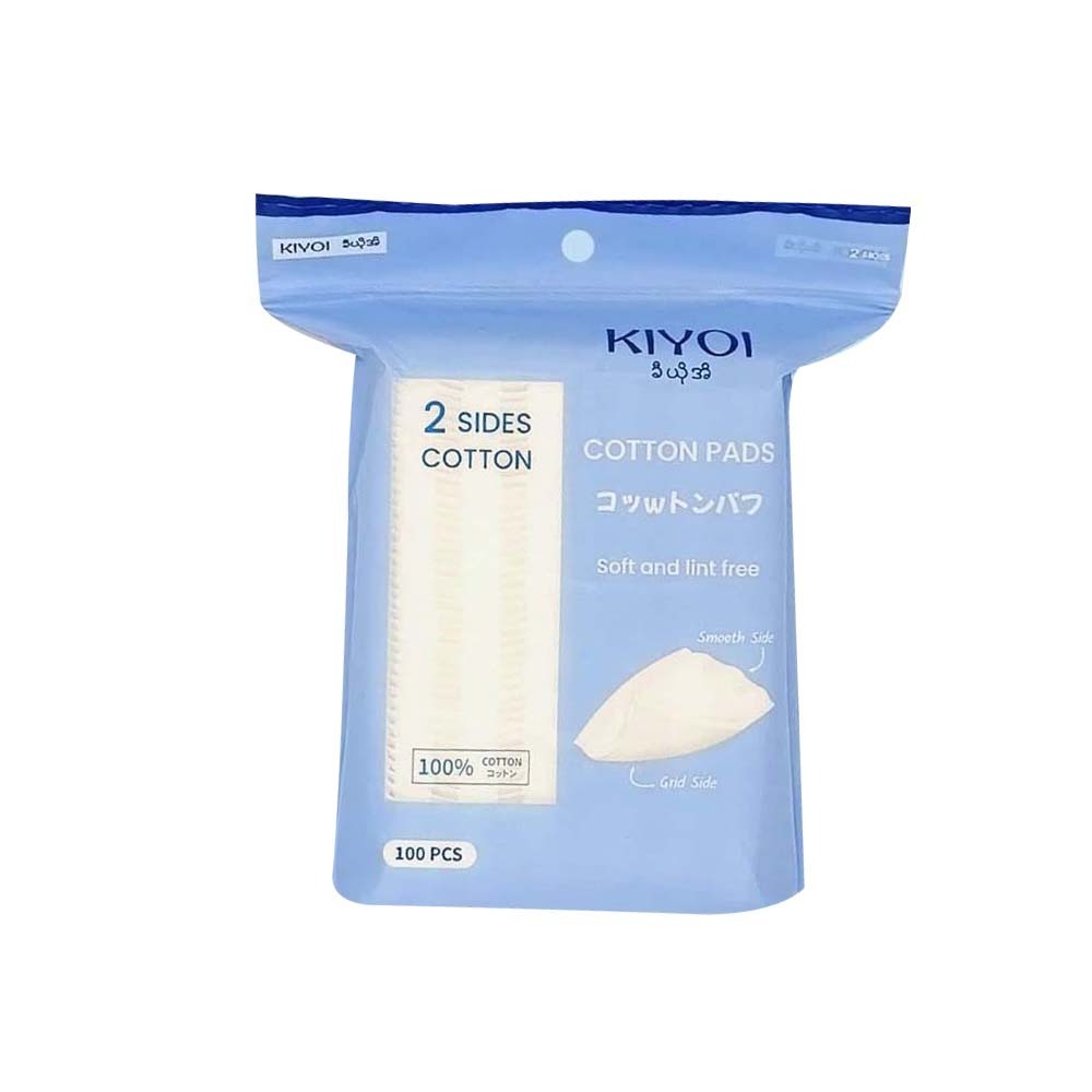 Kiyoi Two Sides Cotton Pads (100PCS)