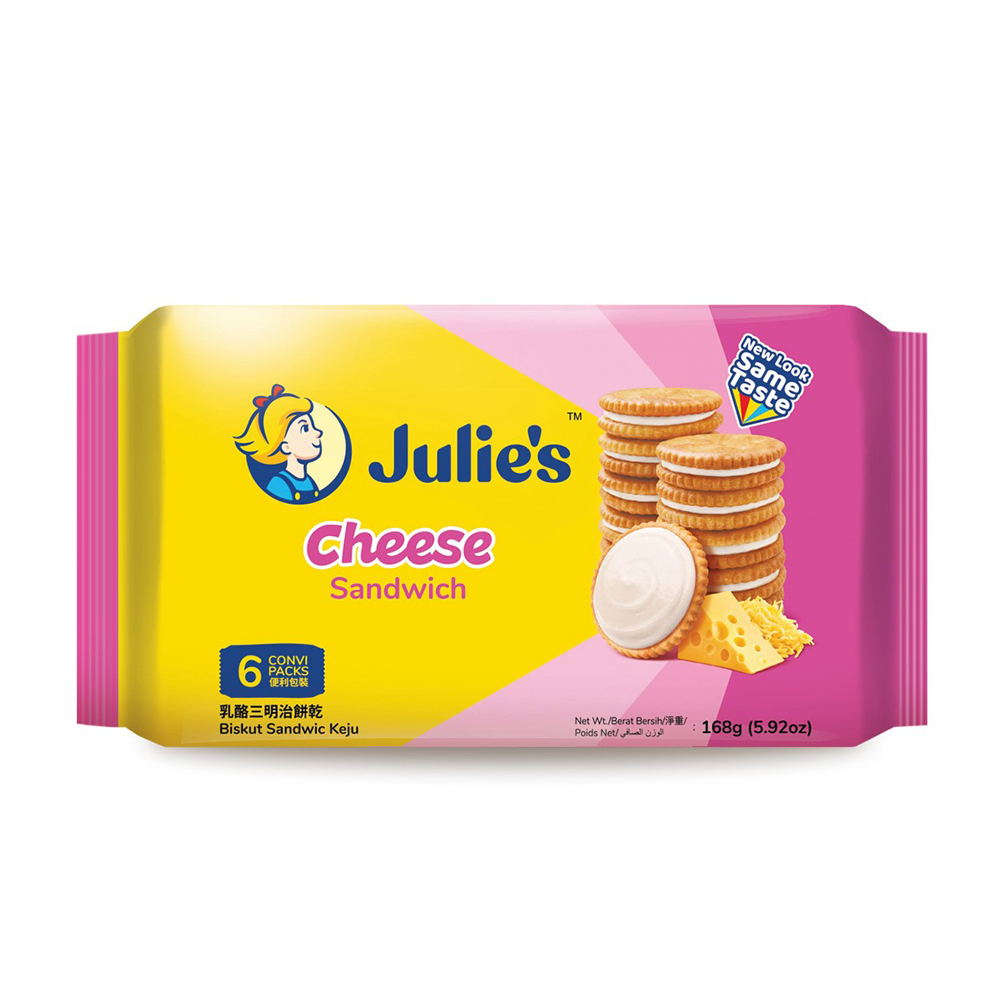 Julie`s Sandwich Biscuits Creamy Cheese 12PCS 168G