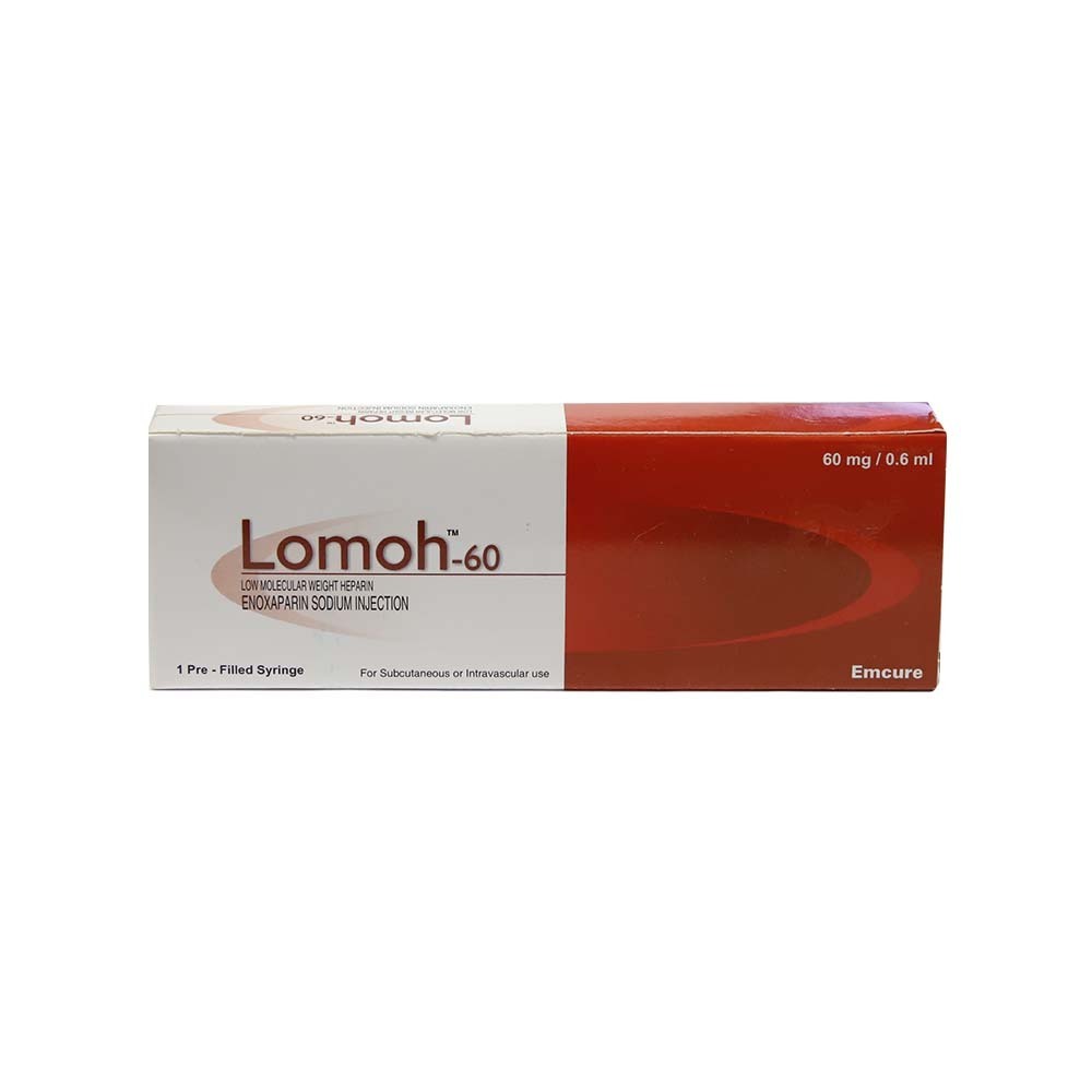 Lomoh-60 Enoxaparin Inj Pre-Filled Syringe 0.4ML