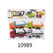 Baby Cele Pull-Back Construction Truck Toy Set 4PCS 10989