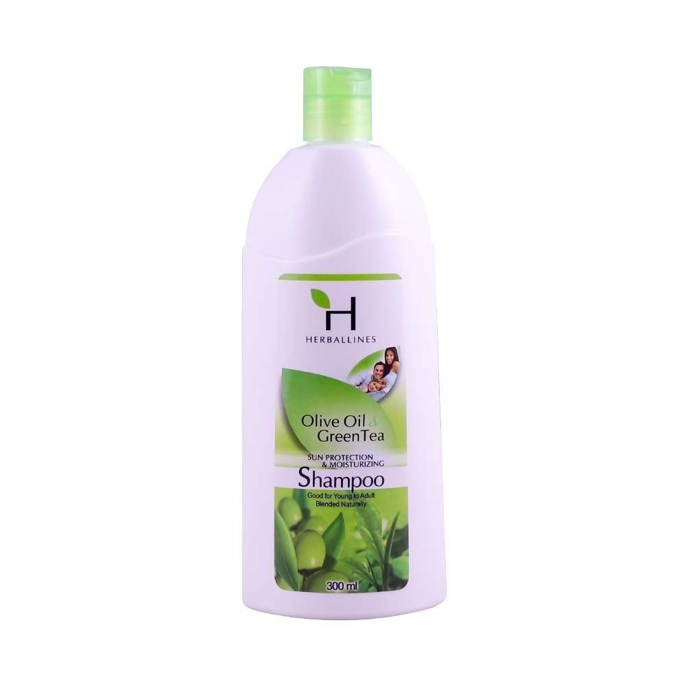 Herballines Shampoo Olive Oil & Green Tea 300ML